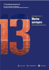 Marine Surveyors Fact Sheet - US