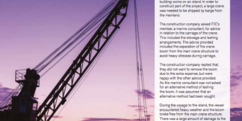 Marine surveyor and consultants claims review