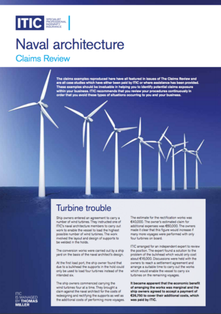 Naval architecture claims review