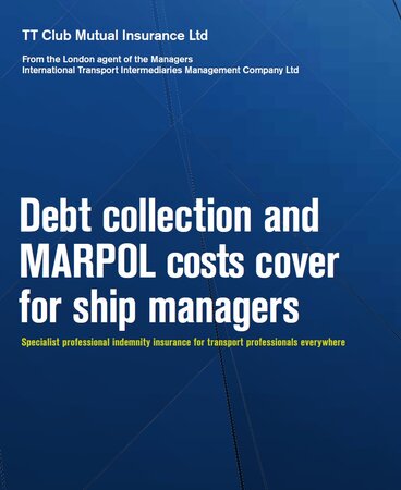 Debt collection and MARPOL costs cover for ship managers - US