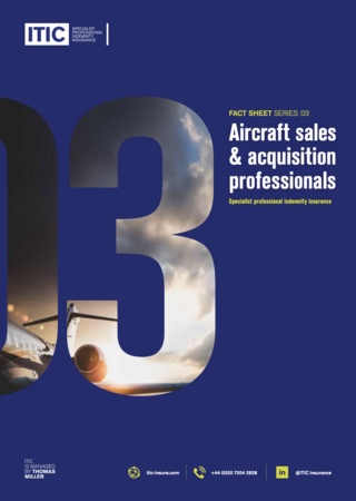 Aviation Aircraft Sales & Acquisition Professionals Fact Sheet