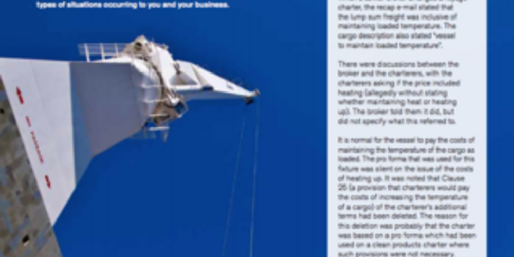 Ship broking claims review