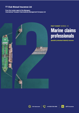 Marine Claims Professionals Fact Sheet - US