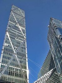 Charity event: Tom Irving and Duncan Mann will be abseiling down Broadgate Tower on Sunday 7th June