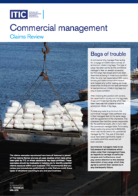 Commercial management claims review