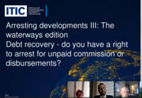 Webinar recording: Arresting developments part III - a waterways special
