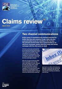 Read the Spring 2014 edition of ITIC's Claims Review