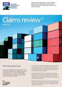 Read the latest edition of ITIC's Claims Review