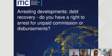 Arresting developments - debt recovery: Do you have a right to arrest for unpaid commission or disbursements?