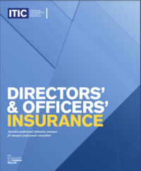 Directors' and Officers' insurance fact sheet - US