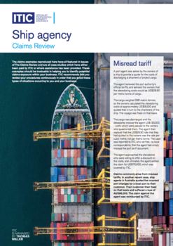 Ship agency claims review