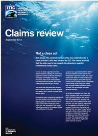 Read the Autumn 2013 edition of ITIC's Claims Review